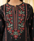 Unstitched Women's Black Textured Lawn 3 Piece Suit
